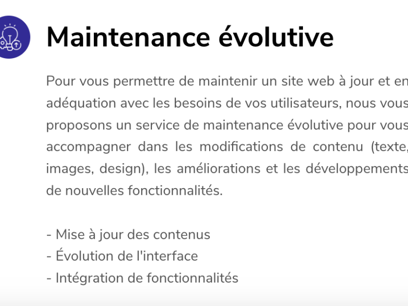 Maintenance de site web